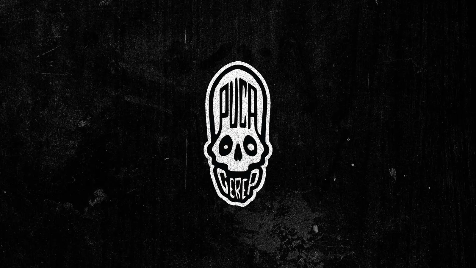 Puca Cerep hand-drawn skull logo